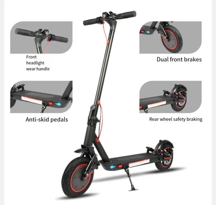 Scooter elettrico pieghevole da 350W con potente batteria al litio e autonomia di 30 km a carica