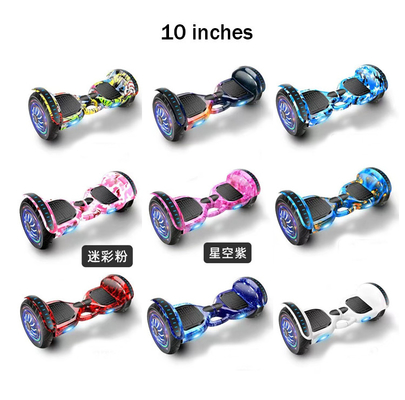 ABS PC Leggio di alluminio 10 Poleg Batteria 36v 20 Km H Max Carico 150kg Hoverboard elettrico a due ruote con batteria rimovibile