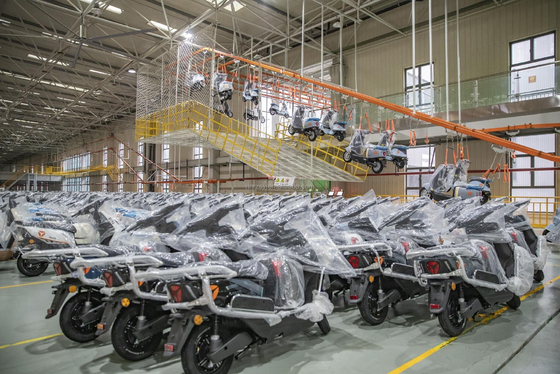 Batteria al piombo-acido Motociclo elettrico 48V 350W Scooter elettrico standard nazionale per adulti