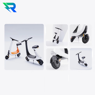 Scooter elettrico da 2 ruote da 10 pollici con design di sicurezza del sedile Motore da 400w Velocità massima 24 km/h Distanza per carica 60 km
