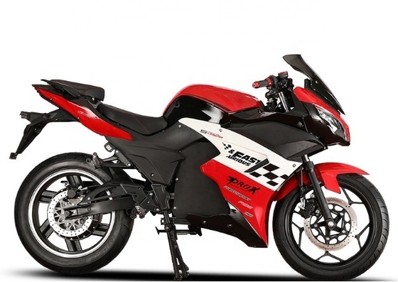 Motociclette da corsa Max. velocità 80km/h 72v Motociclette elettriche da corsa 3000w Motociclette elettriche da corsa ad alta potenza