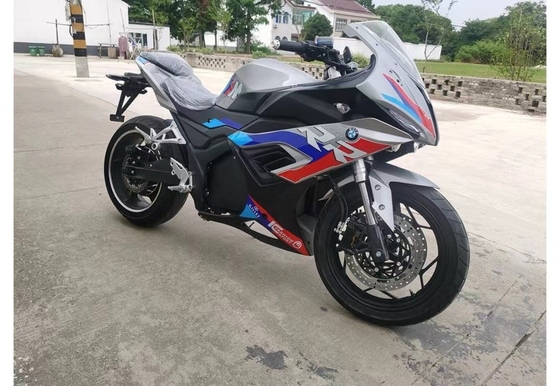 Motociclette da corsa Max. velocità 80km/h 72v Motociclette elettriche da corsa 3000w Motociclette elettriche da corsa ad alta potenza