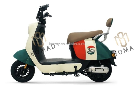 Motocicletta elettrica a telaio in acciaio 48v 350w Scooter elettrico nazionale standard con batteria Down Tube