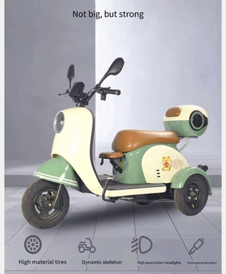 Tricicli elettrici 3 ruote passeggeri adulti triciclo elettrico 2 passeggeri chilometraggio 70-90km