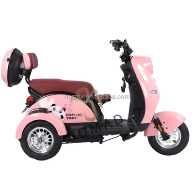 Tricicli elettrici 3 ruote passeggeri adulti triciclo elettrico 2 passeggeri chilometraggio 70-90km