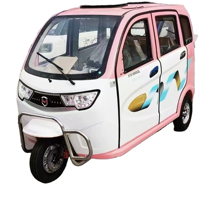800W Motor Electric Motorcycle Tricycle per adulti 3 ruote 3.75-15 Dimensione del pneumatico Fronte del tamburo Sistema di freno del tamburo posteriore