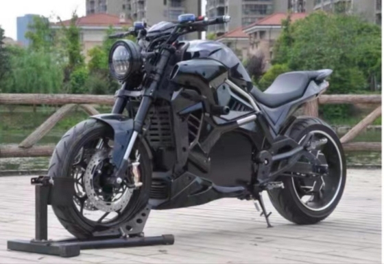 2024 Motocicletta elettrica a due ruote Max. velocità 72V Voltaggio 3000w Alta potenza Bicicletta elettrica per adulti Scooter a piedi