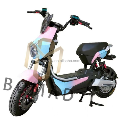 Bicicletta elettrica City Bike Scooter elettrico Bicicletta con materiali Down Tube Posizione della batteria e sistema di frenata della linea di frenata