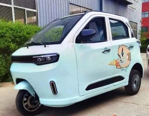 Sistema di frenatura a tamburo anteriore a tamburo posteriore triciclo elettrico da 500w per adulti trasporto merci e due posti