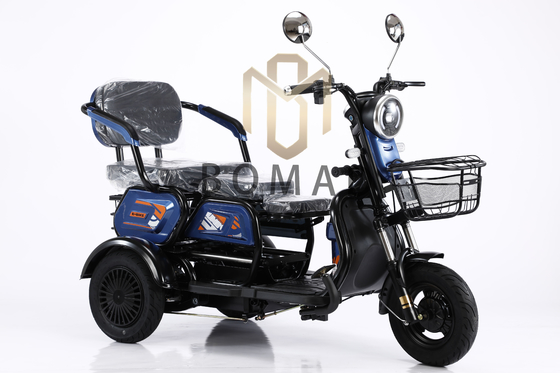 Triciclo elettrico a tre ruote a corpo aperto per adulti 48v 800w Batteria 60V100Ah Ioni di litio