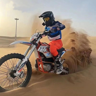 Potenza motore di 8000W Motocicletta elettrica da corsa ad alta velocità e a lungo raggio per adulti