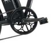 Guida elettrica automatica 500w Pedale pieghevole a catena di tipo di bicicletta per il tempo libero con batteria integrata e motore del mozzo posteriore