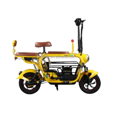 Bicicletta elettrica compatta con alimentatore a batteria al litio e tempo di ricarica veloce