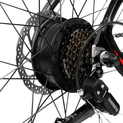 E-bike elettrico 48V 350W 10.4AH Long Range E Cycle Bicicleta con batteria integrata