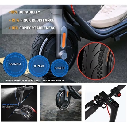 Scooter elettrico pieghevole portatile Smart Sensor Scooter adulto a due ruote con velocità e velocità massima 31-40km/h