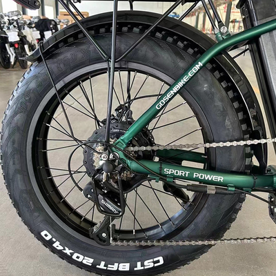 36V Bicicletta pieghevole elettrica Catena di blocco Auto elettrica con design e larghezza pneumatica 26 * 2.6