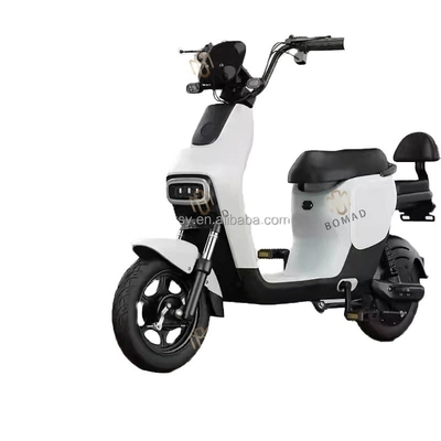 Velocità 2024 Bicicletta elettrica Cornice in lega di alluminio bianco con display e velocità massima 30-50Km/h