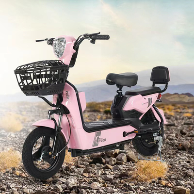 Bicicletta pieghevole elettrica maschile con freno a disco delle ruote posteriori e tecnologia di sensori intelligenti