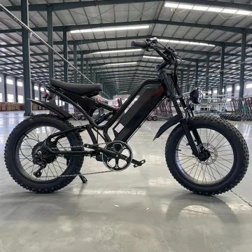Bicicletta elettrica integrata a motore centrale da 48v con telaio in lega di alluminio a 9 velocità e batteria al litio a 9 velocità