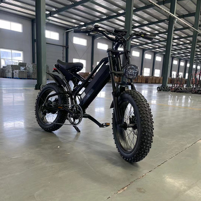 48v 750w 1000w Electrique Full Suspension Ebike E Bicycle Hybrid Electric Dirt Mountain Bike con velocità massima 30-50Km/h