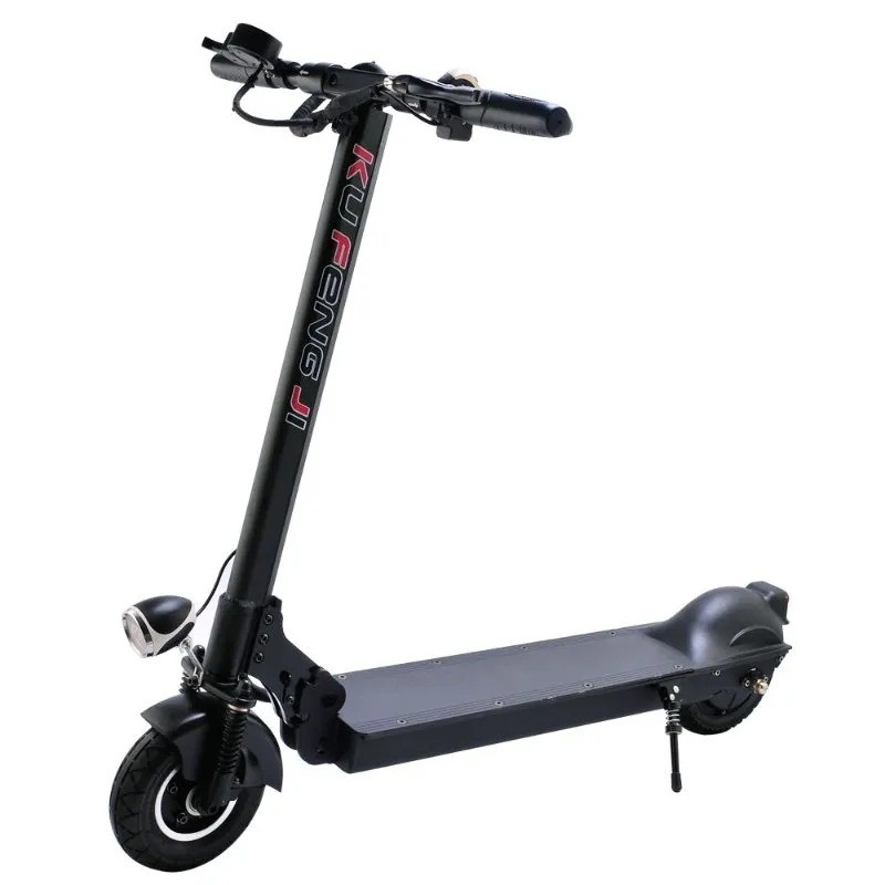 Capacità della batteria 10Ah 350w Scooters elettrici veloci Nero colore personalizzato 2 ruote Kick Electr Scooter Electrico Fold E-Scooter per adulti
