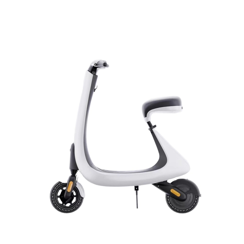 Scooter elettrico da 2 ruote da 10 pollici con design di sicurezza del sedile Motore da 400w Velocità massima 24 km/h Distanza per carica 60 km