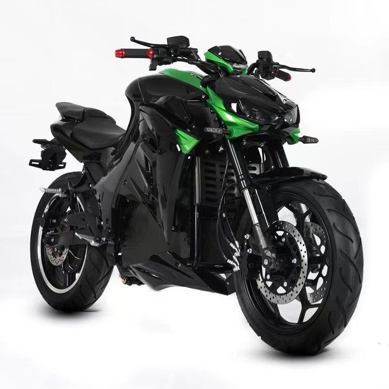 Motociclette da corsa Max. velocità 80km/h 72v Motociclette elettriche da corsa 3000w Motociclette elettriche da corsa ad alta potenza