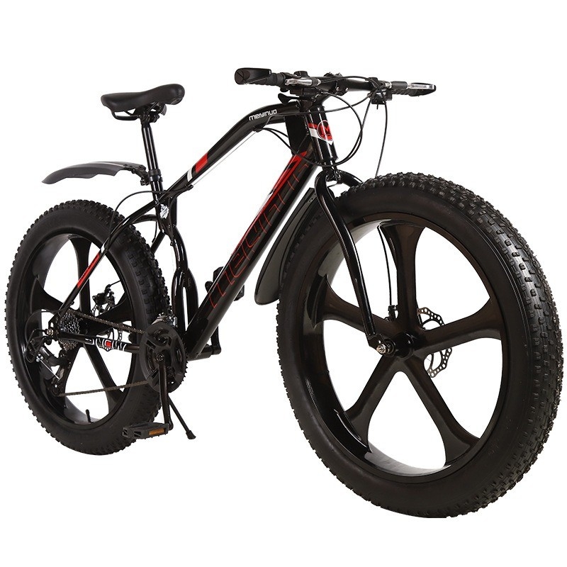 2024 Mountain Bike Big Tire Bicicletta elettrica con batteria da 11 ah e freno a disco delle ruote posteriori