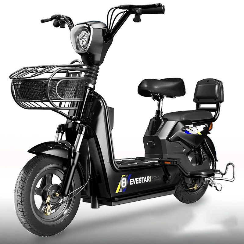 Bicicletta elettrica a risparmio energetico per donne Colorato personalizzato Bicicletta elettrica per città Tipo intelligente Sensore Scooter elettrico